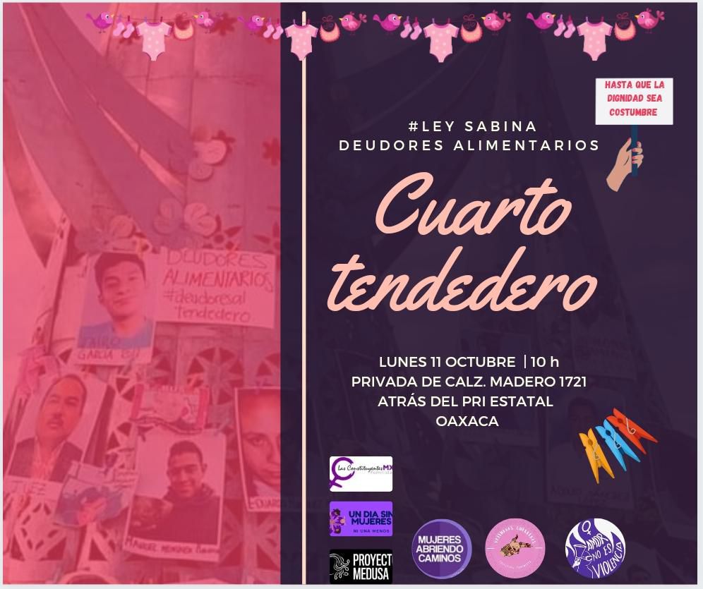 Mañana el Cuarto #TendederoDeDeudoresAlimentarios y puesta en marcha de primera Patrulla Feminista.
@DianaLuzVa