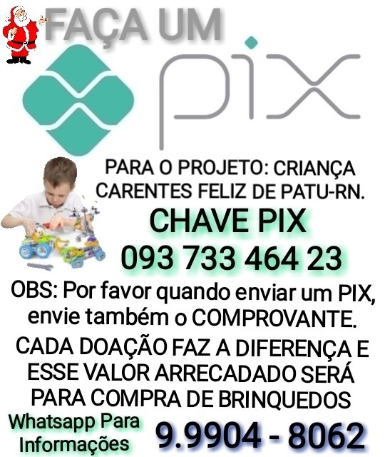 Olá Acontecerá na Quinta Feira Dia 30 de Dezembro de 2021, Será as 16:00hs ( 04:00 Hora da Tarde) Na Rua: Das Cajaranas Bairro: Estação.
    Estamos precisando de sua doação para que possamos os BRINQUEDOS