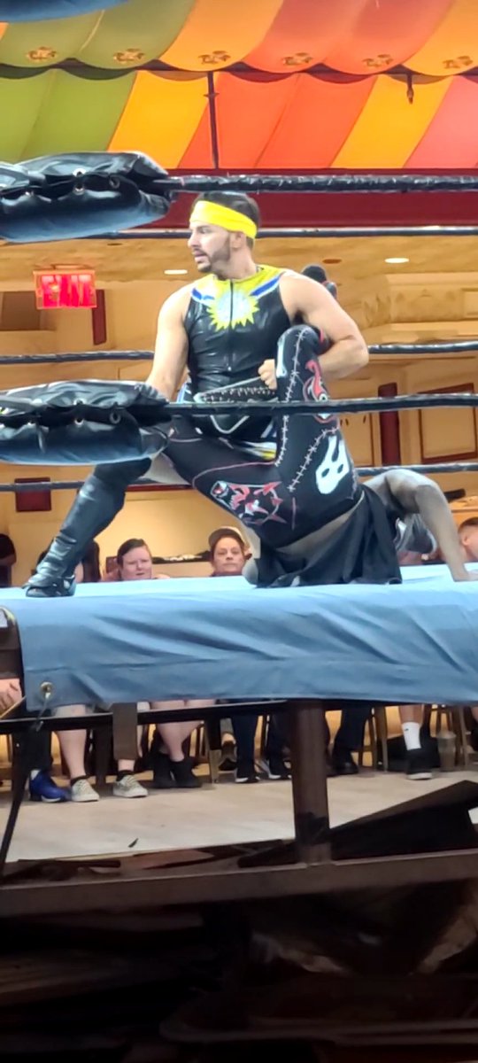 forzalucha's tweet photo. One of our favorites! @2hotstevescott in action in Atlantic City! #OPWBraintrust https://t.co/CedsBj90Fc
