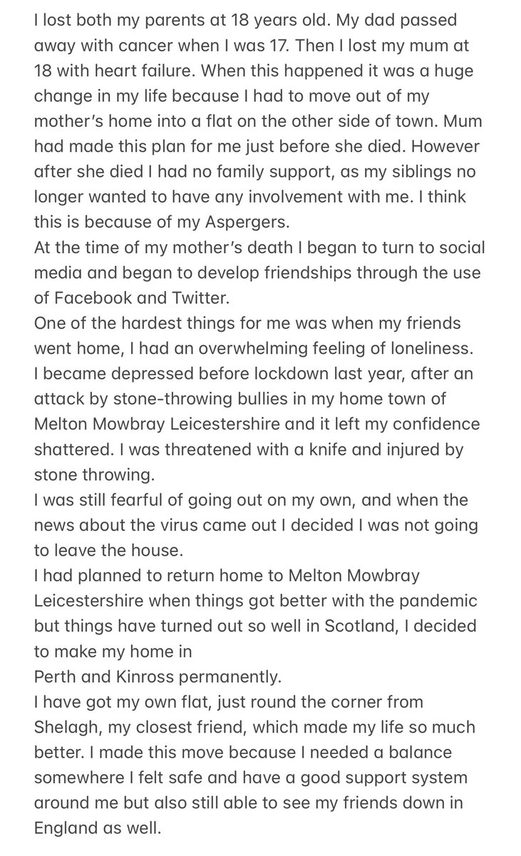 Today is #WorldMentalHealthDay  
My name is Ben I have Autism. I lost both of my parents at 18. Despite the challenges of my learning disabilities, the loss of my parents &amp; the endless bullying, I got through it all. Would u be so kind to follow me &amp; help amplify my voice here!