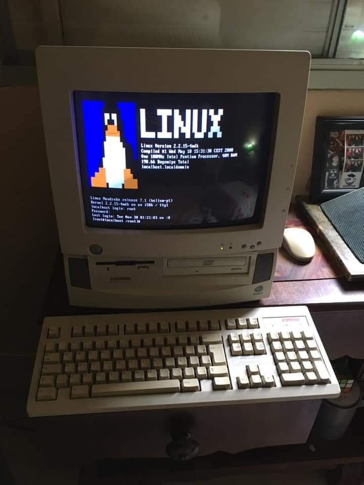 DrBit10's tweet photo. Retropost del día antigua PC con procesador Intel y 40 MB de Ram la cual tiene instalado Linux Mandriva
#retropost #retroposter #linux #gnulinux #mandriva #mandrivalinux https://t.co/bt16mndh0J