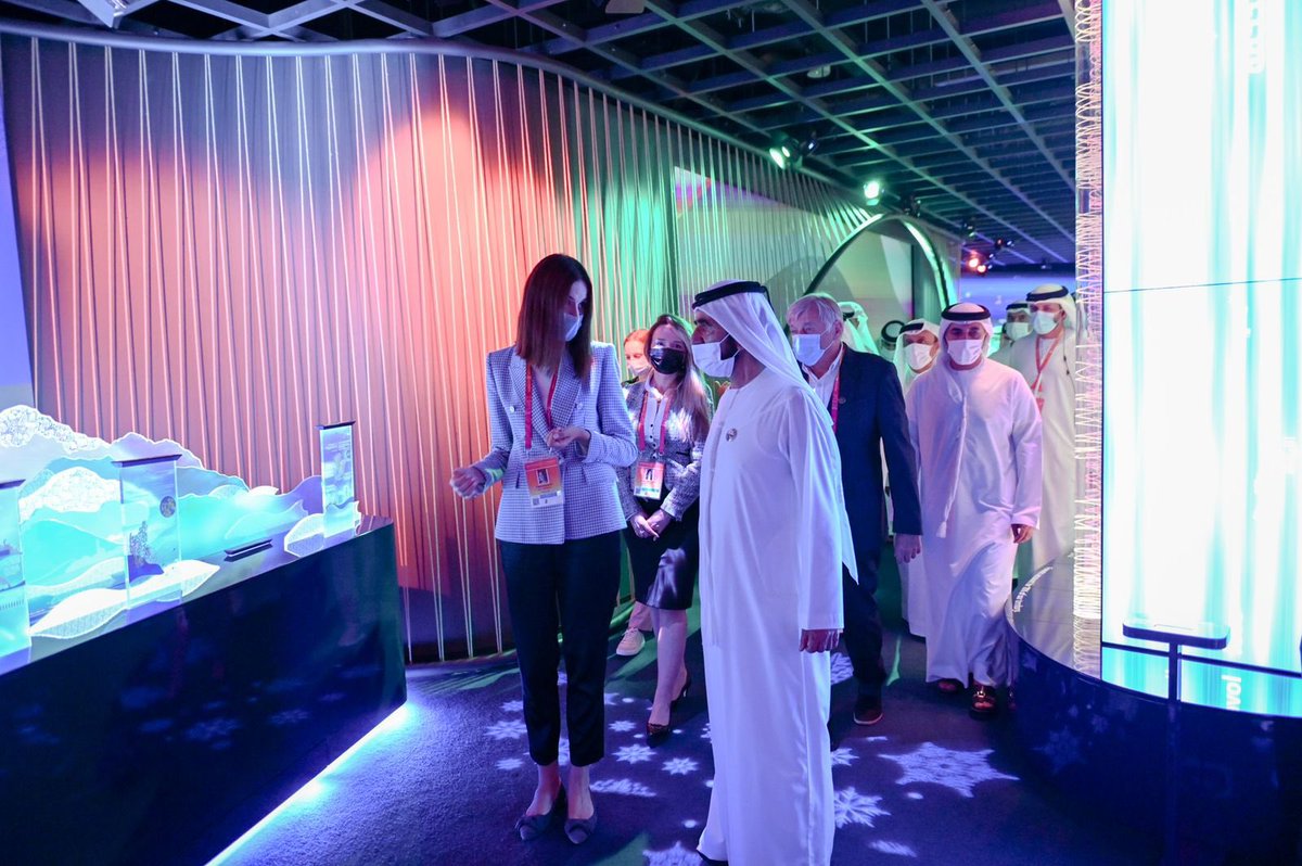 HHShkMohd's tweet photo. كما زرت اليوم جناحي سيشل والجبل الأسود في إكسبو دبي ٢٠٢٠ .. قصص الشعوب يرويها إكسبو بطريقة إبداعية .. "وجعلناكم شعوباً وقبائل لتعارفوا" .. جمال إكسبو في تحقيقه هذا التعارف الاستثنائي بين الشعوب .. https://t.co/h8bnz5U1Fz