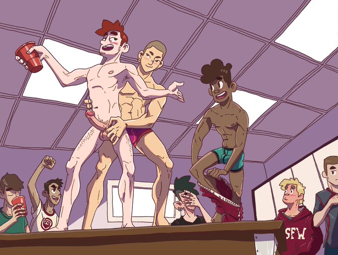 Is it party time? Oh, yes it is! #NSFW College https://t.co/nyZrXaDaeg