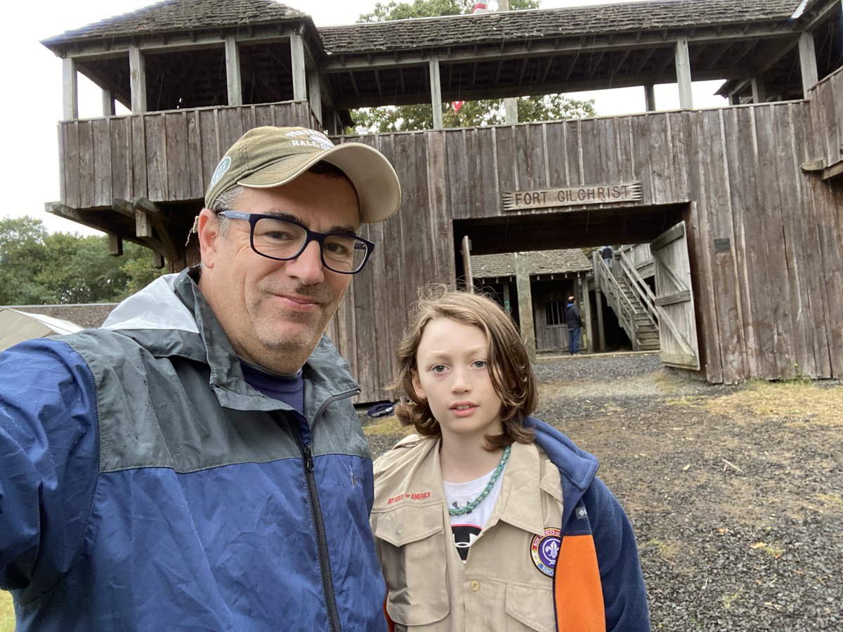 RogerClark41's tweet photo. Scout camp weekend complete. 10-year-olds are already over taking pics with Dad 🤣 https://t.co/equBpPt5tF