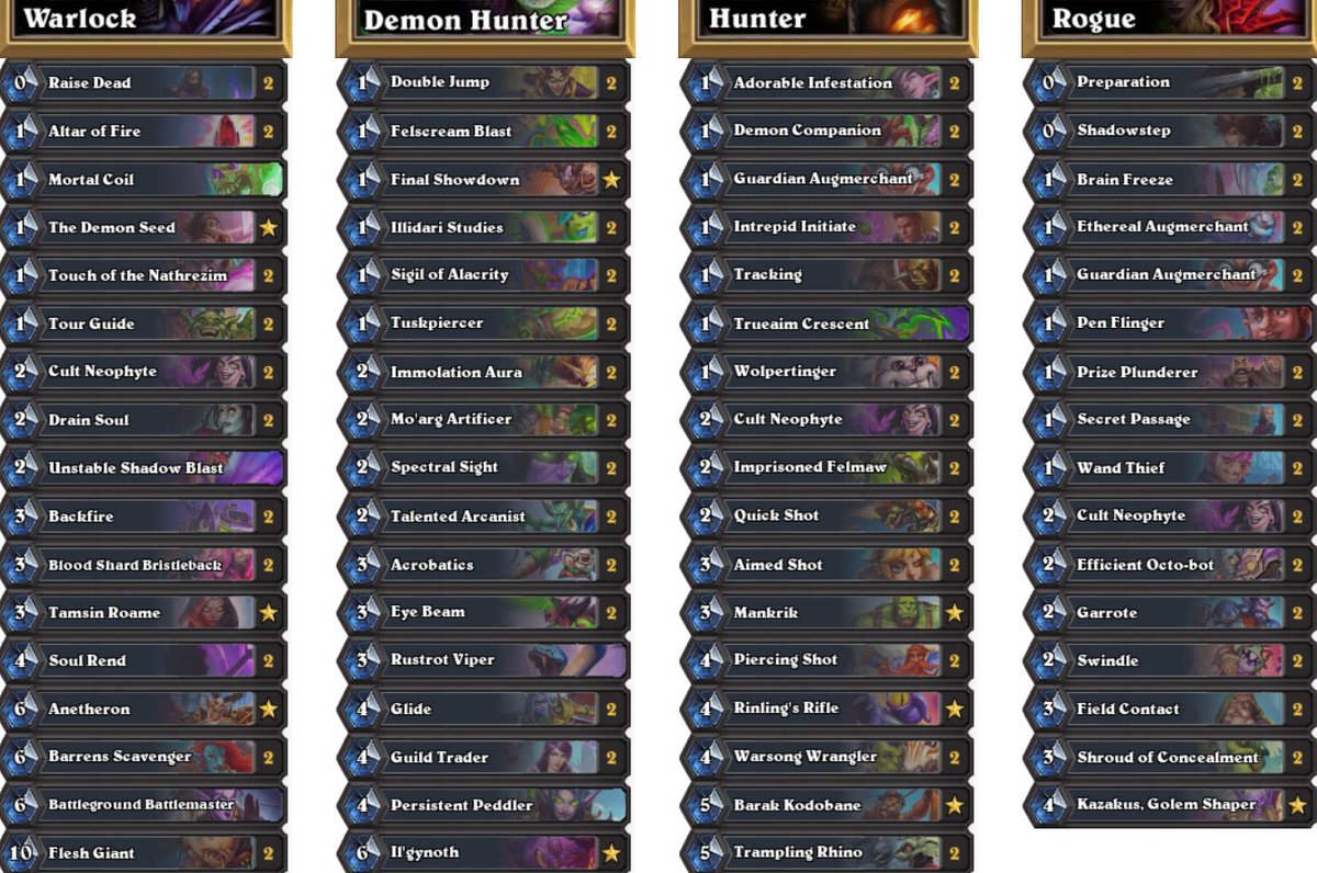 OrcMaladeHS's tweet photo. GG à @Furyhunterhs pour la win et je vais quand même finir en partageant ma line-up qui je pense était pas si mal, j'aurais surement dû + train rogue
https://t.co/DwDIST4aXi https://t.co/e3pWNxLtoU
