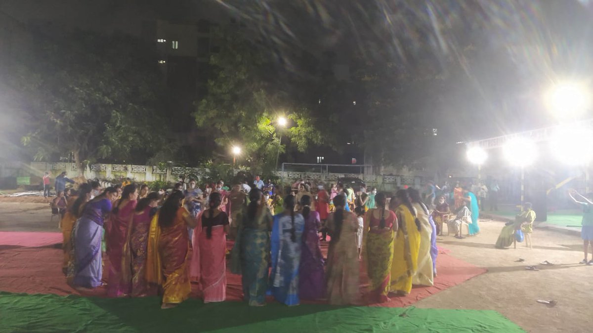 MatrusriA's tweet photo. బతుకమ్మ ఉత్సవాలు 2021 in Matrusrinagar, Miyapur https://t.co/0HOLO4nENP