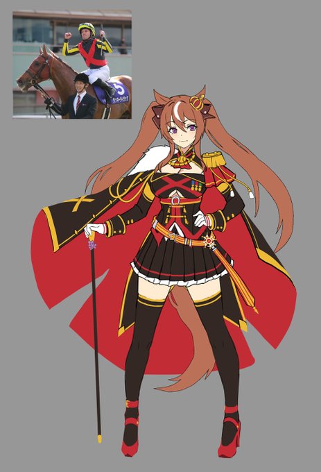 ラッキーライラック 馬娘化 