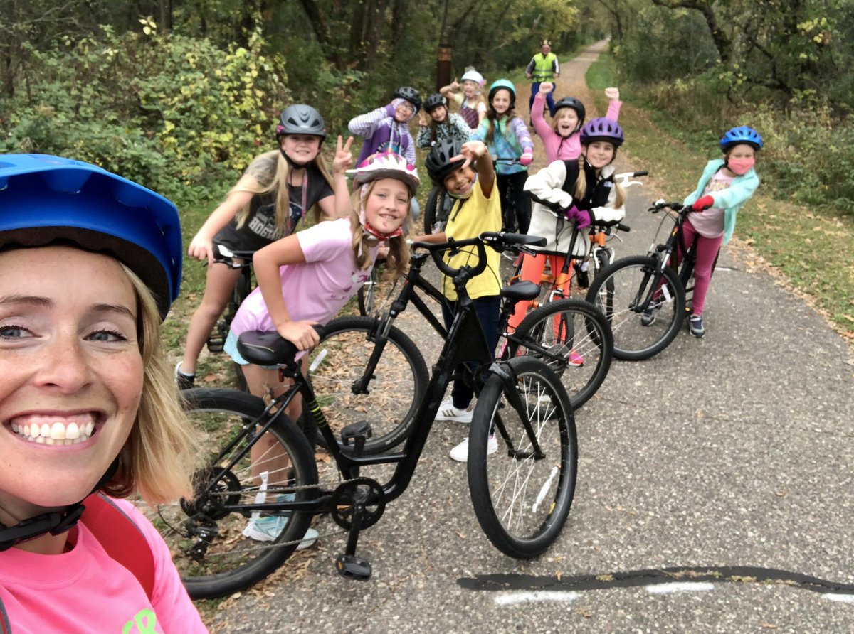 Mrs_Wallerich's tweet photo. Students had a blast on the Cannon Valley Bike Trail this week. #cfelem https://t.co/LzvyKT0dBy