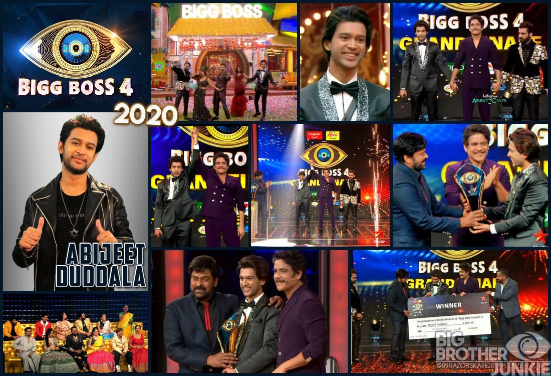 of_abijeet's tweet photo. Abijeet Duddala Joins The 2020 Int'l #BigBrother Winner’s Circle!

-Won Bigg Boss Telugu 4🇮🇳
-105 Days
-Faced Eviction 11 Times &amp; Beat 18 Others 
-With The Majority Of The Public Vote
-Winner's Trophy &amp; Rs 25 Lakhs Grand Prize! (About $34,000 USD)
#HappyBirthdayAbijeet 
#Abijeet https://t.co/MfQZIgQr4v