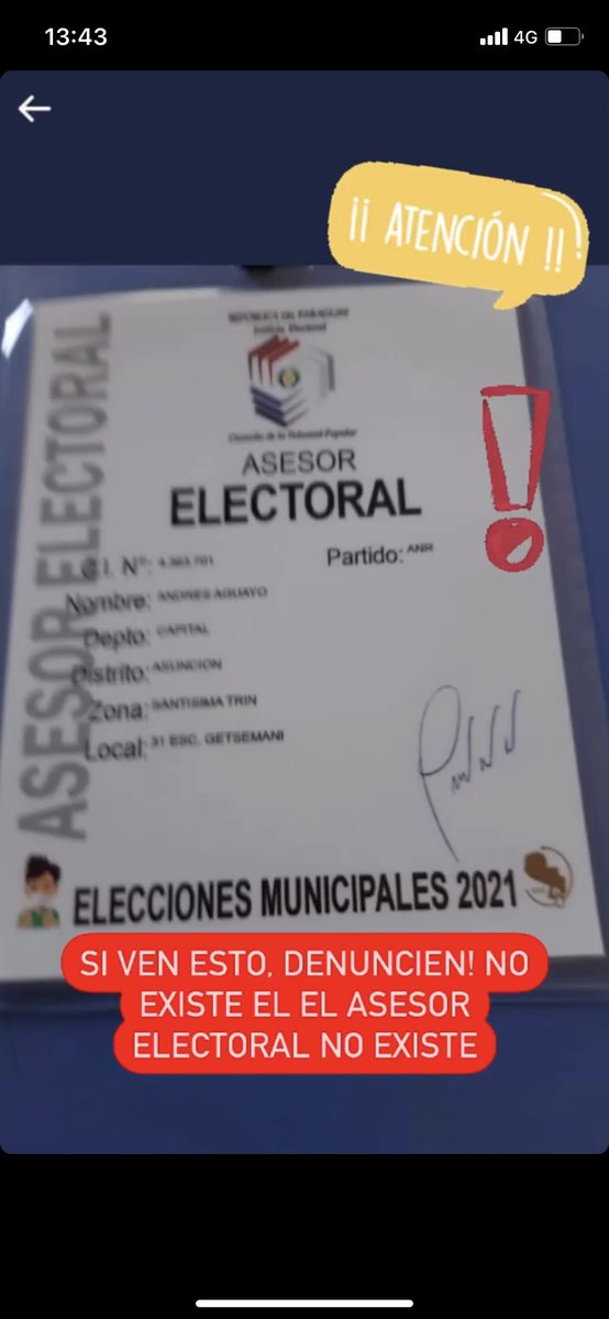 NO existe el rol de asesor ELECTORAL!!!! #