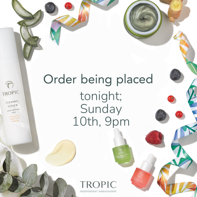 CarolineTropic's tweet photo. #lovetropic #greenbeauty #healthyskincare #freshskincare #sustainableskincare #clincallyprovenskincare https://t.co/mSek1XrD38