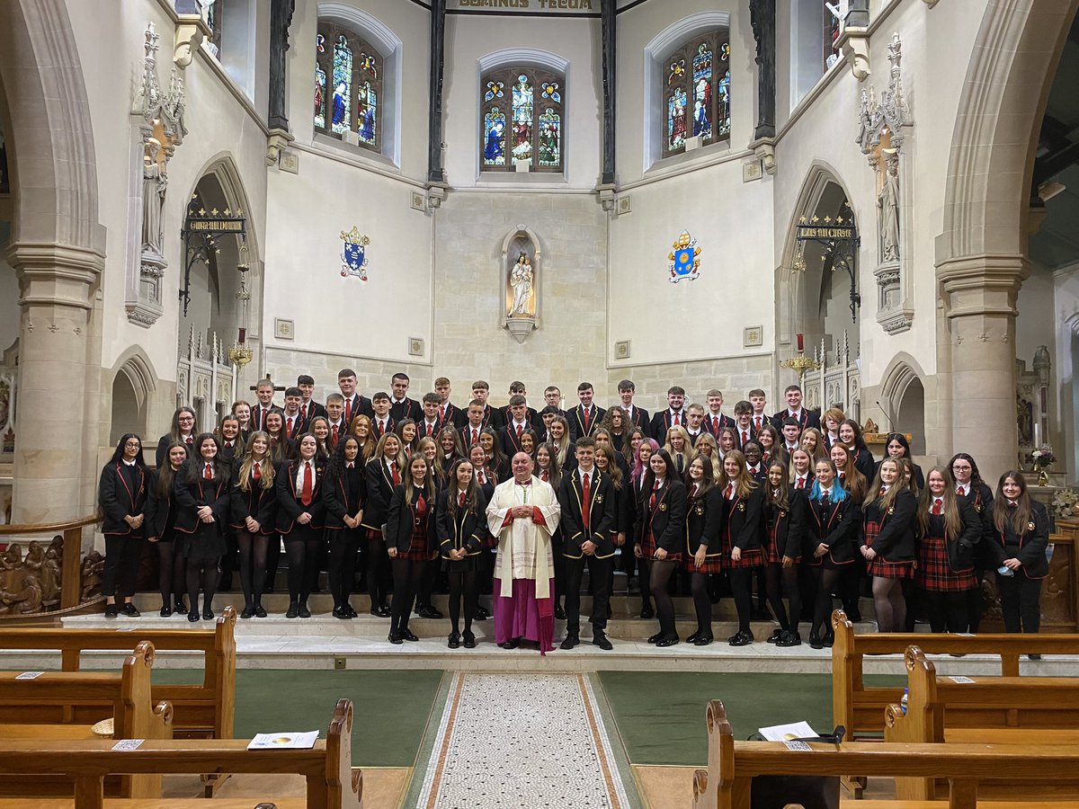 stambrosehigh's tweet photo. Some photographs from the Caritas Commissioning Service, last Thursday. The young people of St Ambrose High School were outstanding! #faith #hope #love #Caritas #alwaysambees https://t.co/4rNzdI4uTu