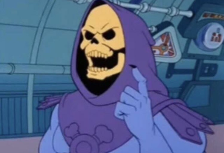 Life can be tough. But try and take a moment to focus on things that make you happy - like a walk in a place that evokes fond memories, revisiting a book from a favourite author or remembering the noise He-Man makes when you kick him in the fucking plums.

#WorldMentalHealthDay