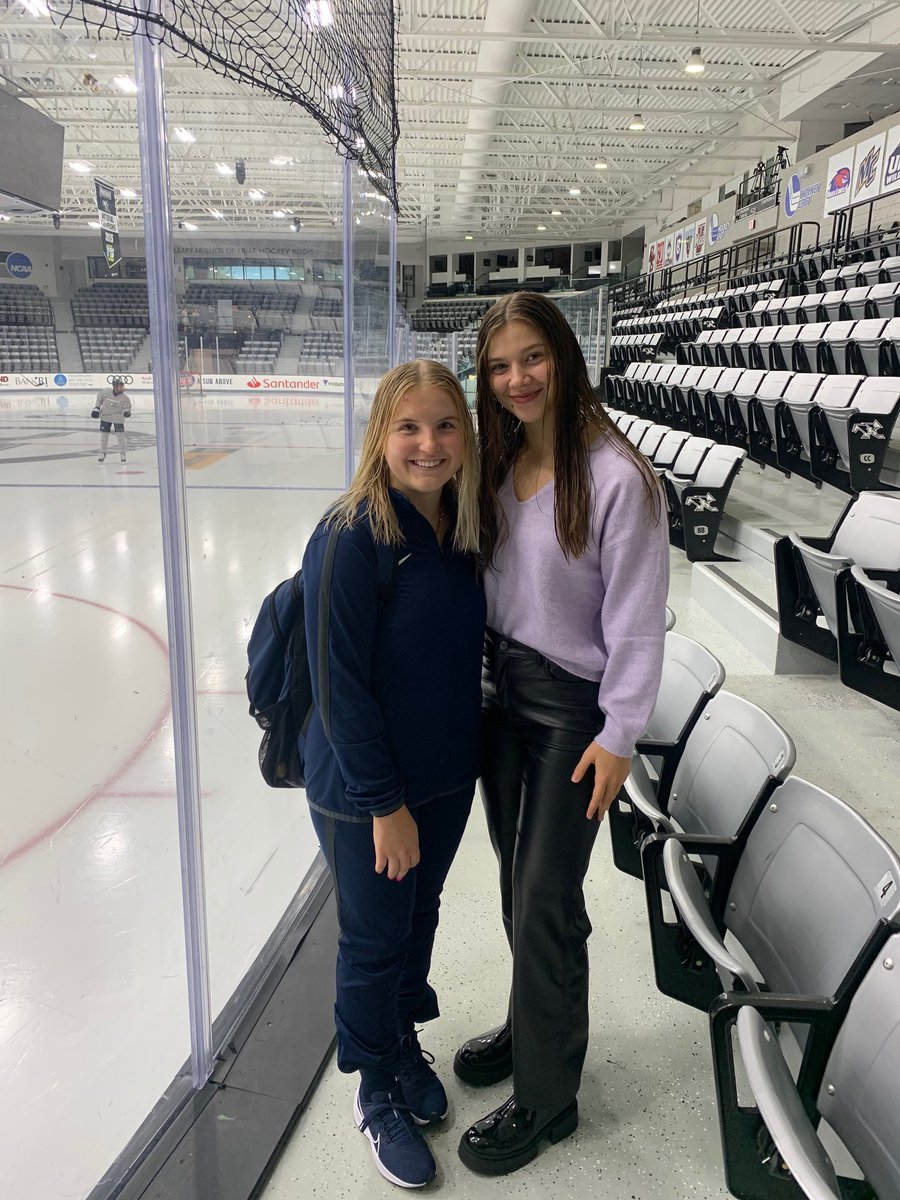 NOVA SCOTIA REUNION 🤝

A cool moment on Friday as Dartmouth’s <a href="/AshlynGarnett15/">Ashlyn Garnett</a> (<a href="/PCWHockey/">Providence W Hockey</a>) and Halifax’s <a href="/kyla_bent/">Kyla Bent</a> (<a href="/UNHWHOCKEY/">UNH Women's Hockey</a>) faced off in Rhode Island.

The pair are veterans of our High Performance Program (and 2019 <a href="/CanadaGames/">Canada Games | Jeux du Canada</a> team teammates).

<a href="/HNSCWGFemale/">NS CWG Female</a> | #nsproud