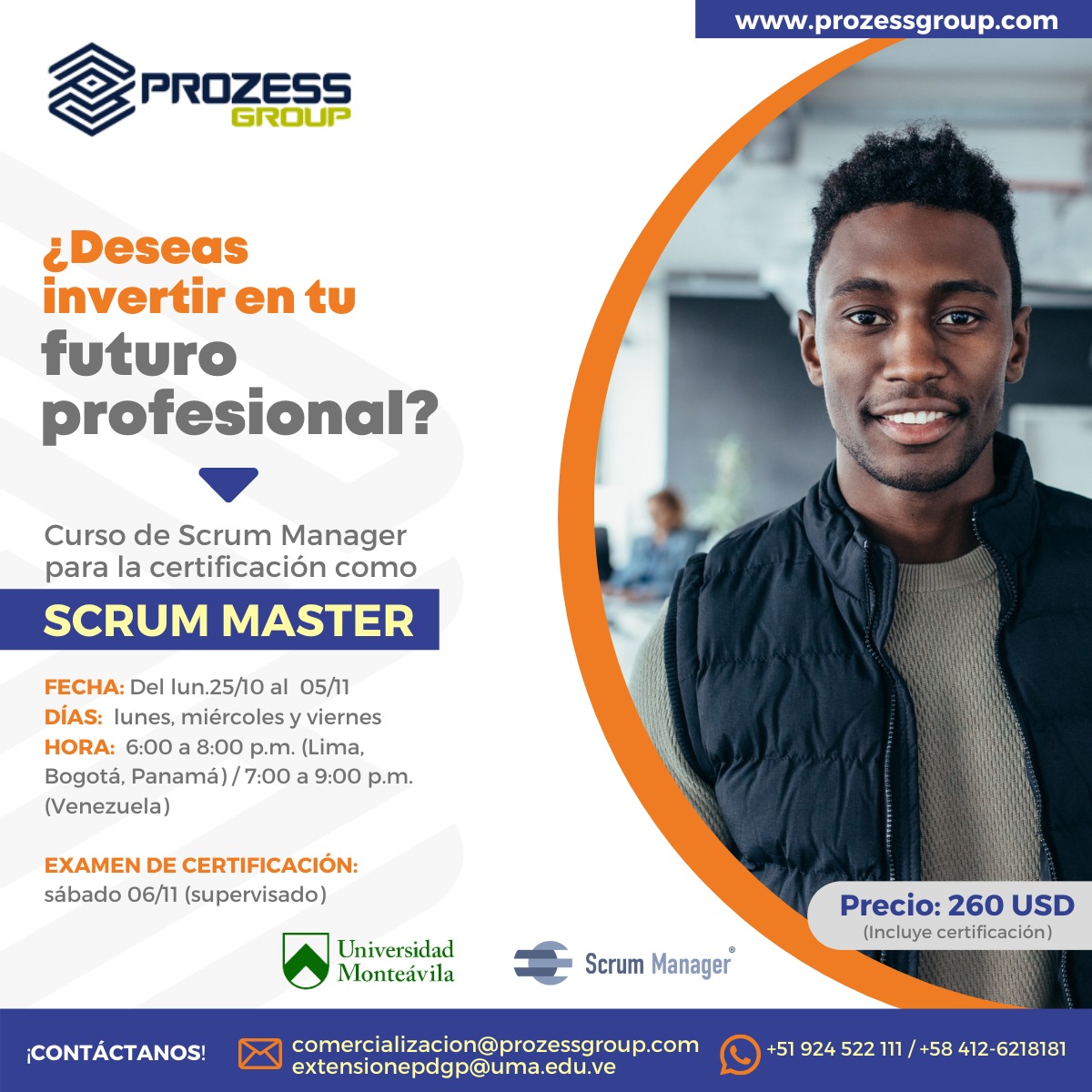 pedrojml's tweet photo. ¡INVIERTE EN TI!💪
CERTIFICACIÓN SCRUM MASTER

Si deseas más información puedes escribirnos a: 
comercializacion@prozessgroup.com
extensionepdgp@uma.edu.ve 

@ScrumManager @Monteavila @ProzessGroup  #scrummaster #scrum #scrumops #scrumtraining #ScrumLevel https://t.co/pLNVTJgpUP