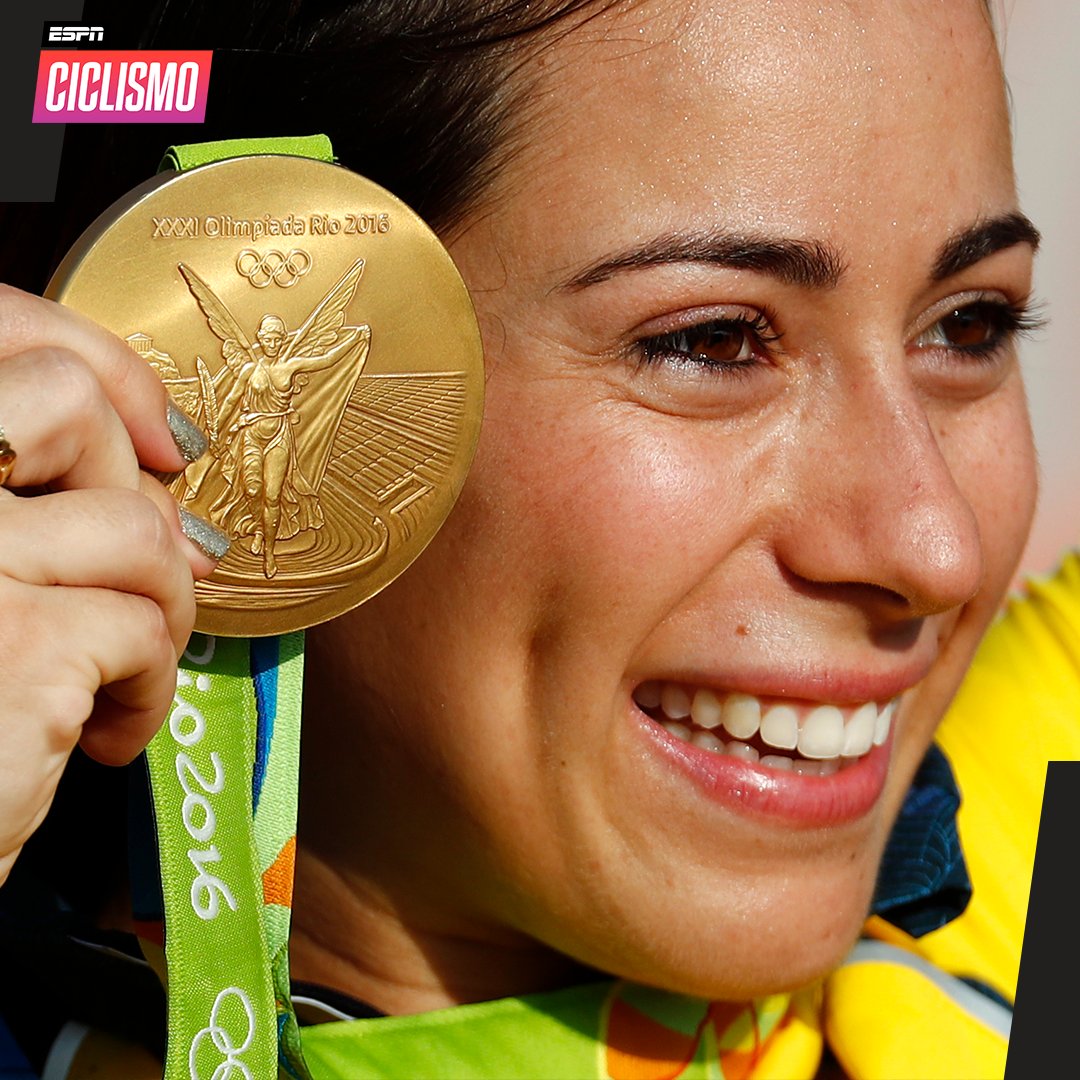 ESPNCiclismo's tweet photo. #ESPNCiclismo En el día de su cumpleaños es imposible no recordar las medallas que consiguió @marianapajon en los #JuegosOlímpicos de #BMX:
🪙 #Londres2012
🪙 #Brasil2016
🥈 #Tokyo2020
Sin duda alguna, de las mejores deportistas de #Colombia. 🇨🇴🔝 https://t.co/oQnYR64Ofk