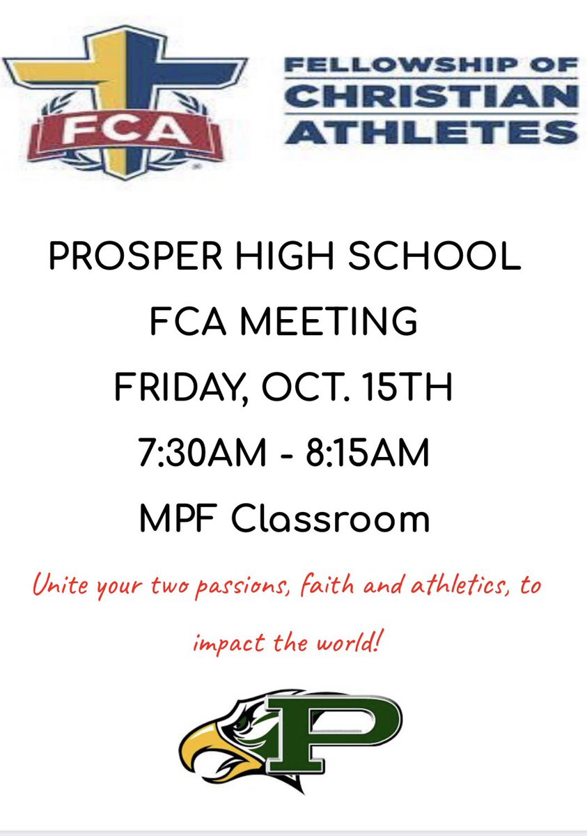 See you Friday - bring a friend🦅✝️
