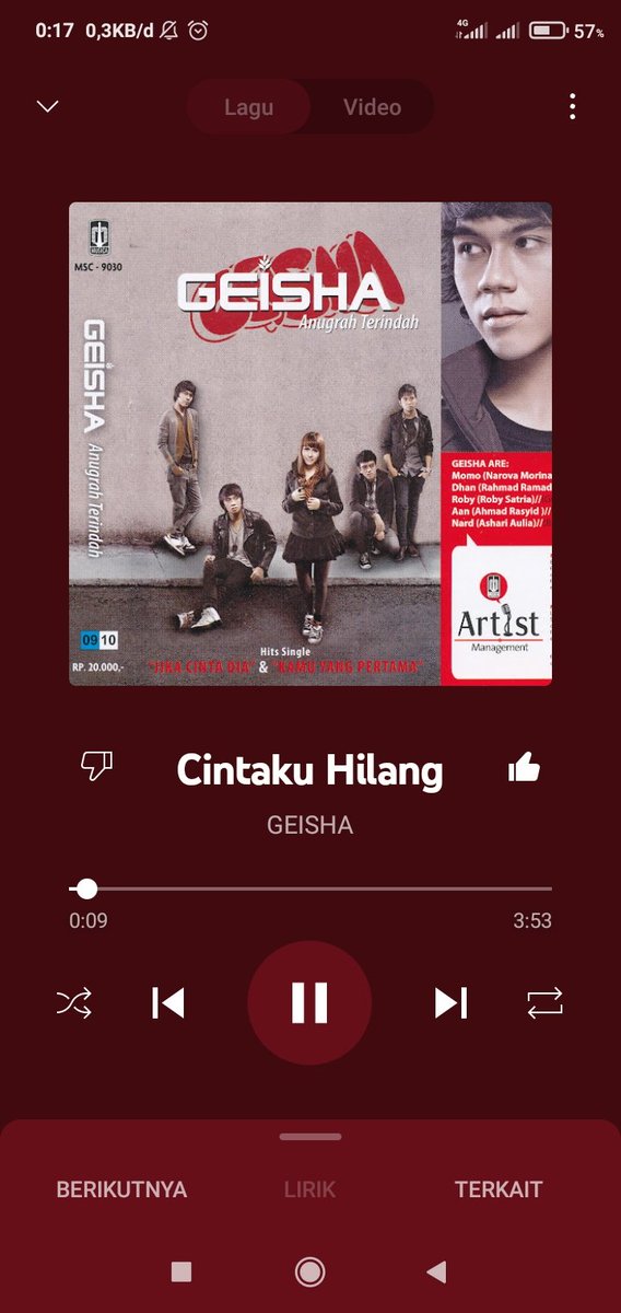 mengsad? nih backsound terbaik dari <a href="/geishaindonesia/">GEISHA</a> 🥺