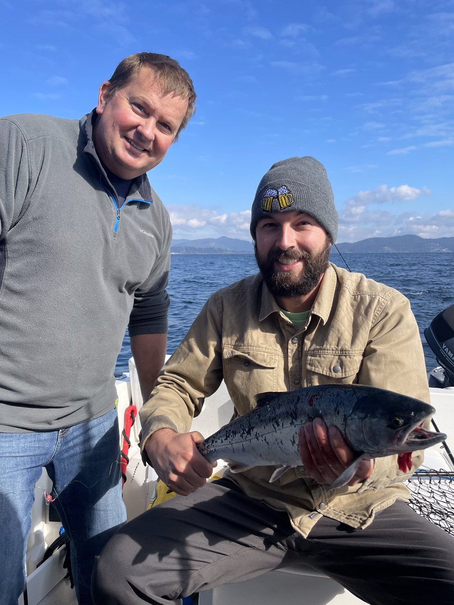 First Coho caught!