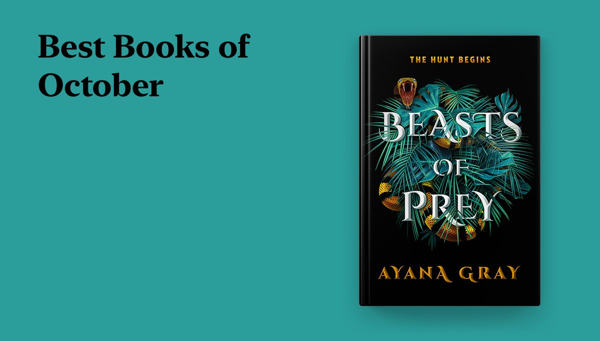 AppleBooks's tweet image. Three things that got us excited about #BeastsOfPrey by @AyanaGray:

1️⃣ The gorgeous, richly detailed world
2️⃣ The vivid use of pan-African lore
3️⃣ The relatable protagonists on their enthralling adventure

Read a sample: apple.co/BestBooksOfOct…
