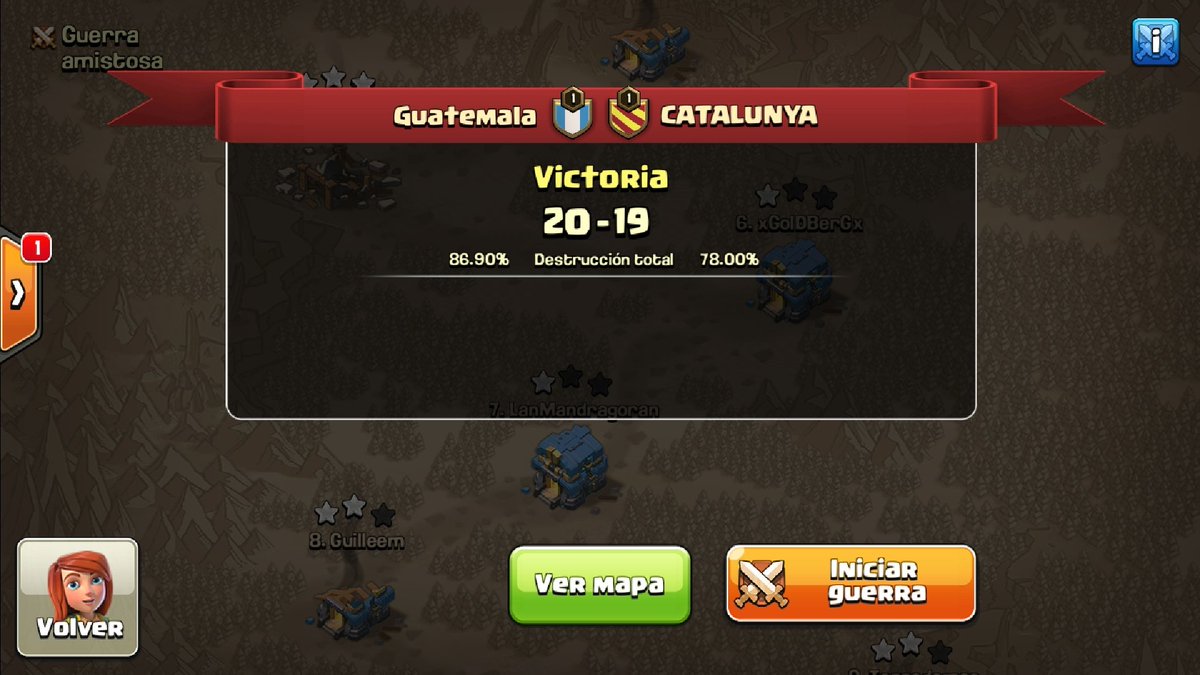 Selección de Guatemala Clash of Clans (@co_guatemala) on Twitter photo Buena guerra a tod@s🇬🇹🇬🇹🇬🇹
Las chicas estuvieron op 😌
<a href="/phoenixlizz/">ℓιzz 🌸</a> <a href="/EveneeReina/">✿*:・゚🌻𝓔𝓿𝓮🌻゚・:*✿</a> <a href="/JACKYGAMER10/">JACKY_GAMER</a> <a href="/NebuR091/">WRGT | NEBUR</a> <a href="/Sanch3z07/">𝓞𝓶𝓪𝓻 𝓢𝓪𝓷𝓬𝓱𝓮𝔃 07</a> <a href="/MauStrada/">Mauricio Estrada</a> <a href="/WalliedX/">Wallie dX</a> <a href="/GtJuanfran/">Juanfran_GT</a> Buena guerra a tod@s🇬🇹🇬🇹🇬🇹
Las chicas estuvieron op 😌
<a href="/phoenixlizz/">ℓιzz 🌸</a> <a href="/EveneeReina/">✿*:・゚🌻𝓔𝓿𝓮🌻゚・:*✿</a> <a href="/JACKYGAMER10/">JACKY_GAMER</a> <a href="/NebuR091/">WRGT | NEBUR</a> <a href="/Sanch3z07/">𝓞𝓶𝓪𝓻 𝓢𝓪𝓷𝓬𝓱𝓮𝔃 07</a> <a href="/MauStrada/">Mauricio Estrada</a> <a href="/WalliedX/">Wallie dX</a> <a href="/GtJuanfran/">Juanfran_GT</a>