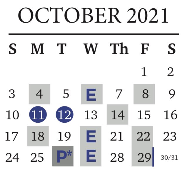 Reminder that Monday &amp; Tuesday the campus is CLOSED for the LISD Continuous Improvement Conference. 

Students, we’ll see you on Wednesday, October 13th which will be a full-day and not an early release Wednesday.