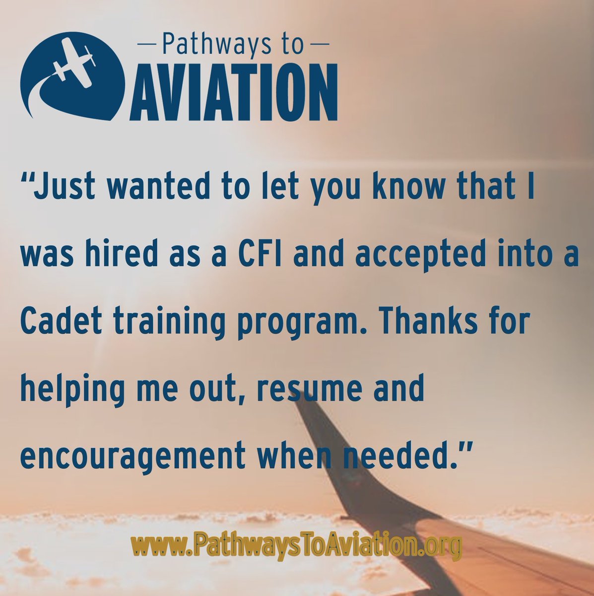We love providing advice, guidance, and connections to each of our students and job seekers AND watching them achieve their career goals.

#careers #jobs #hiring #recruiting #hire #aviation #aerospace #UAS #drone #bizavworks #noplanenogain #avgeek #STEM #CTE #education