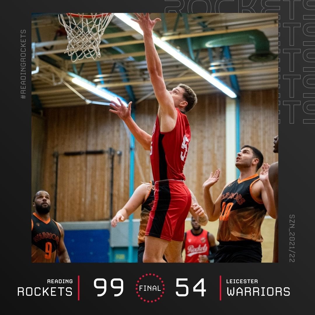 A commanding display gets us the win at home 💪🏻 Good job, team! 🚀

#RocketsAreGo #BritishBasketball