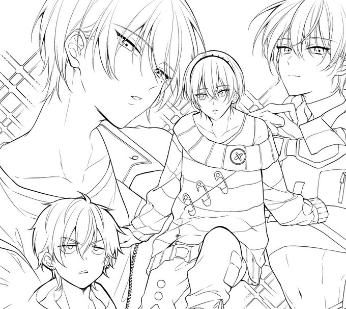 冬弥ちゃんガチャ祈願絵まに合わんので進捗絵でとりあえず…!お願いします!!🙏 