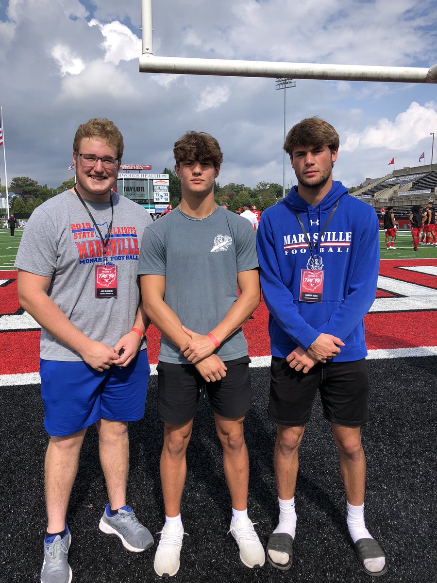 Cameron_Jones6's tweet photo. I had a great gameday visit at @ysufootball this weekend!! Thank you so much @1TimJohnson @fbcoachdp @Coach_Sinagoga @AshtonBpro @MonarchFootbal1 @bmjohnso1 https://t.co/4NvkC6Ma4S