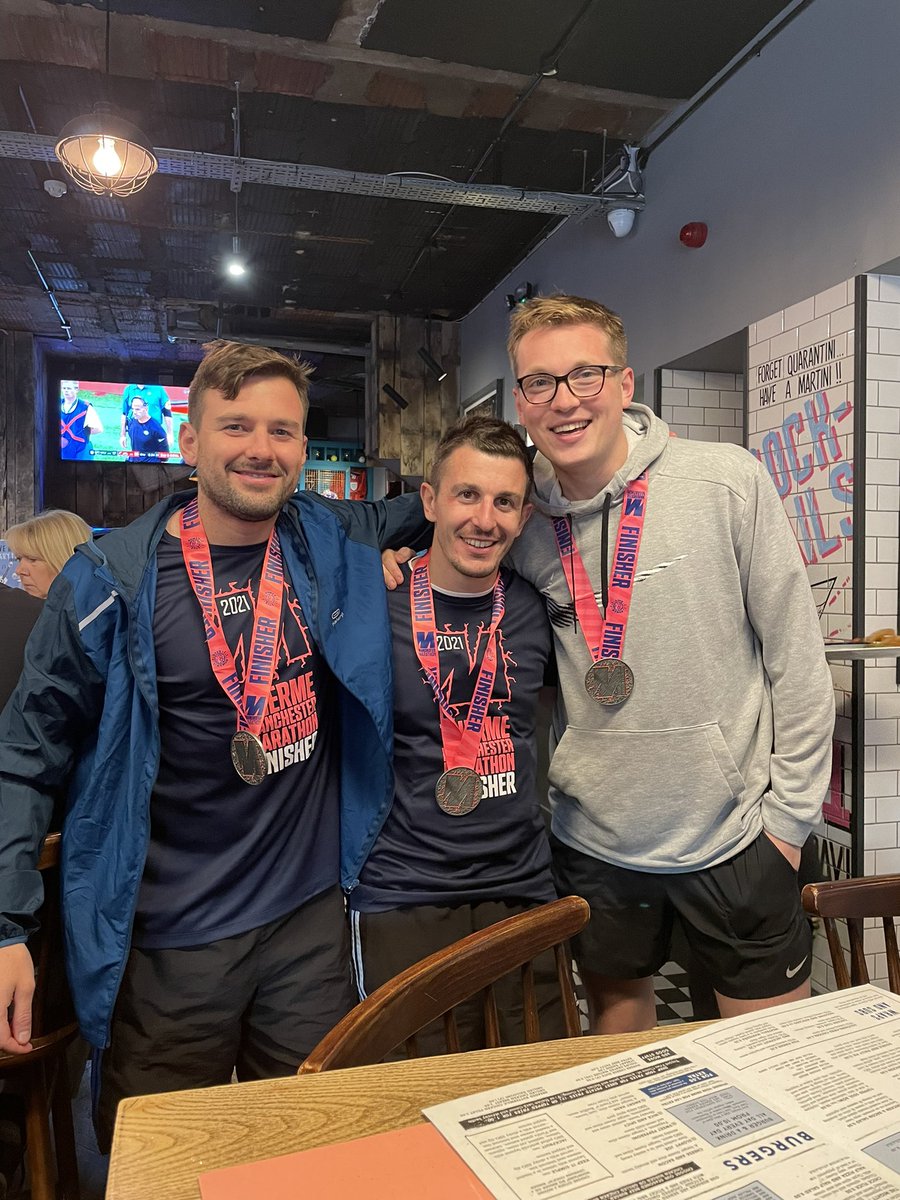 RupertHarris4's tweet photo. Celebrating turning 26 this week by knocking out 26 miles. Thanks Manchester 🏃‍♂️🏃‍♂️🏃‍♂️ https://t.co/PQqJgcYOGd