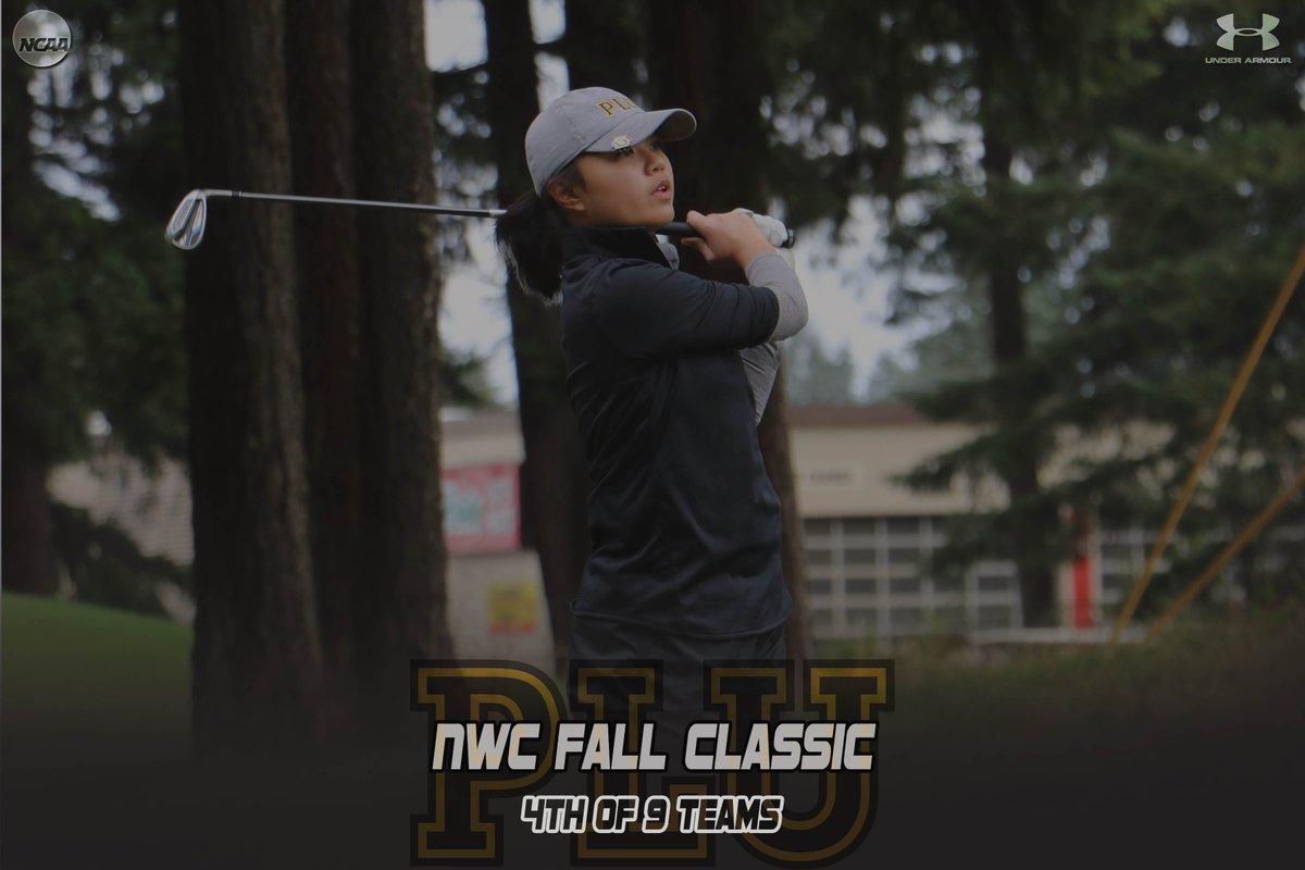 Fisher &amp; Tsukimura finish in top 15, helping 
<a href="/PLUwomensGolf/">PLU Women's Golf</a> finish 4th at NWC Fall Classic! #GoLutes