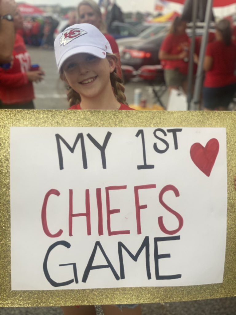 #chiefskingdom Avi’s first game