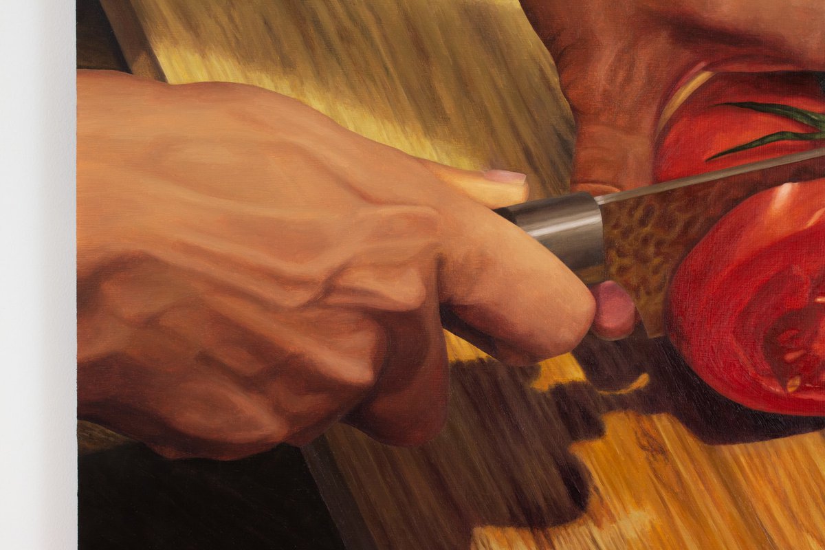 Victoria_Sauer's tweet photo. instagram n tik tok saw it first

“God Wants Me to Forgive Them!?!” 2021, oil on panel, 18 x 27 in. https://t.co/2VCMc9K2IY