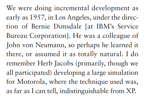 hughsheehy's tweet image. Reading a 2003 article from the IEEE which points out that &quot;Agile&quot; methods were in use as far back as software existed, or at least the 1950s. And that no-one competent in basic management ever used &quot;Waterfall&quot; methods. 

ow.ly/pGSf50Gp4fk

#agile #agilesoftware