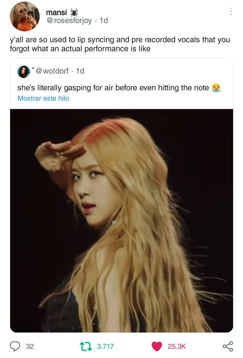 bpnly's tweet photo. ayuda (#(;$("!* más de 25k favs a un tweet defendiendo a rosé, definitivamente ya no es 2018, WE LOVE TO SEE IT @BLACKPINK https://t.co/sm6G0ClRcq