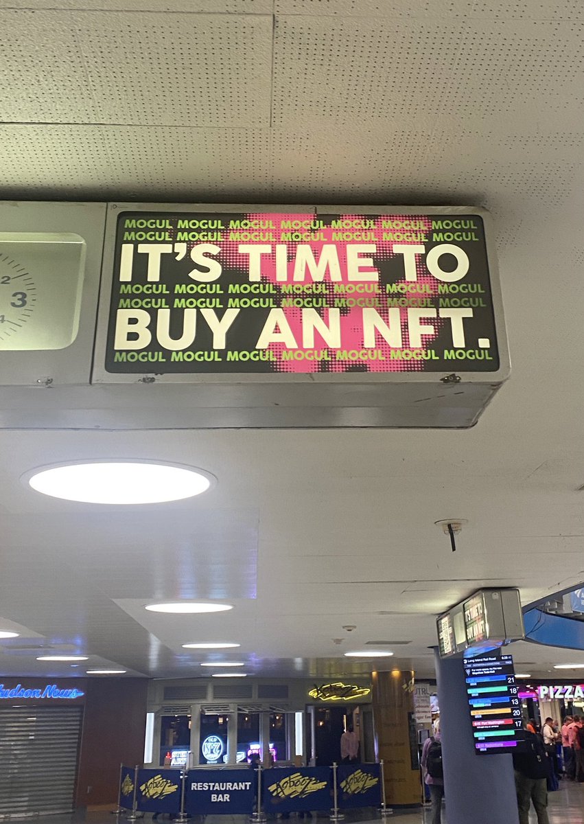 vigs_'s tweet image. Just saw this #nft promo in NYC.. 

it’s probably nothing