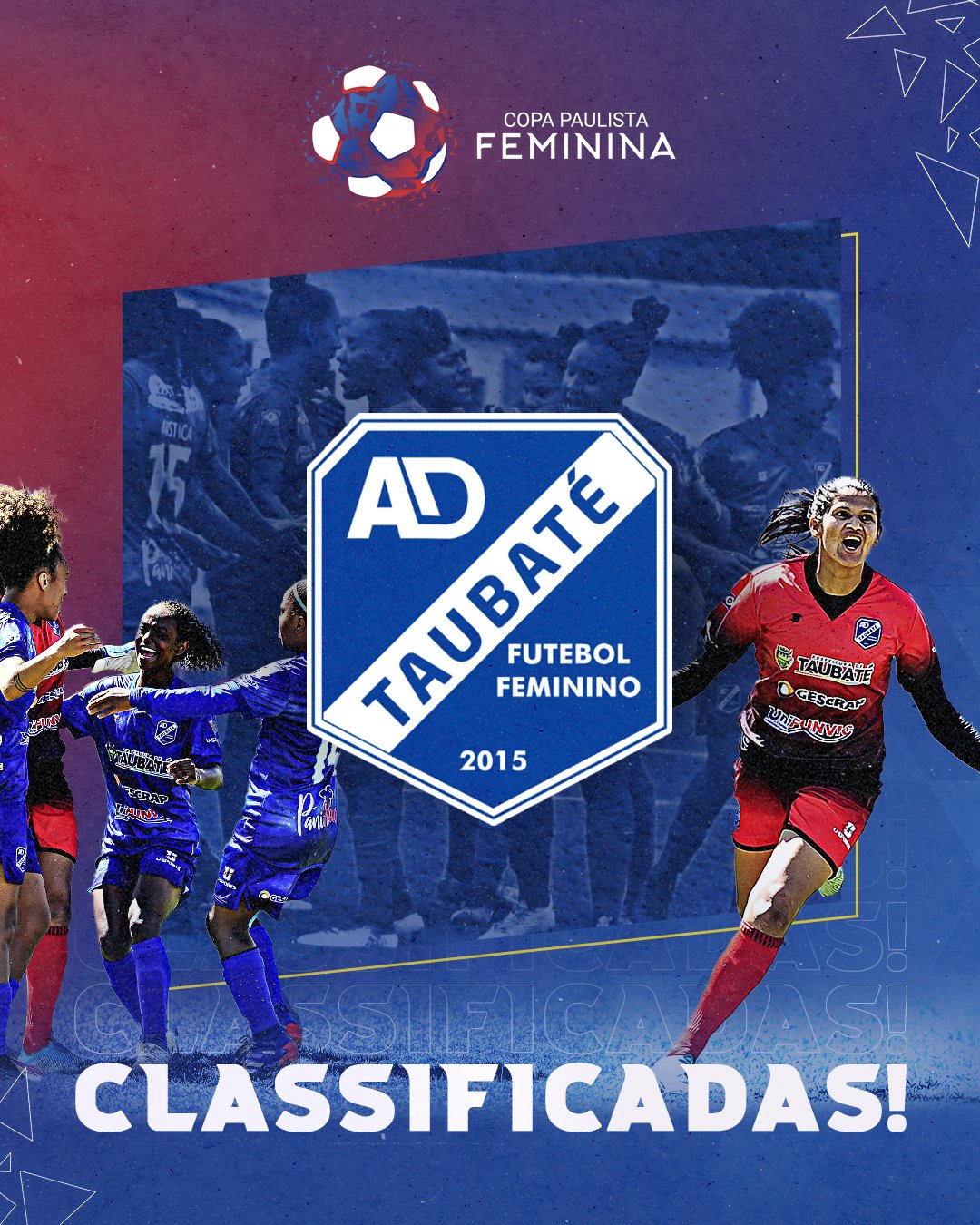 Paulistão Feminino on X: CLASSIFICADAS! O @taubatefeminino é mais um clube  com passagem carimbada para a disputa da Copa Paulista Feminina!  #PaulistãoFeminino #CopaPaulista  / X