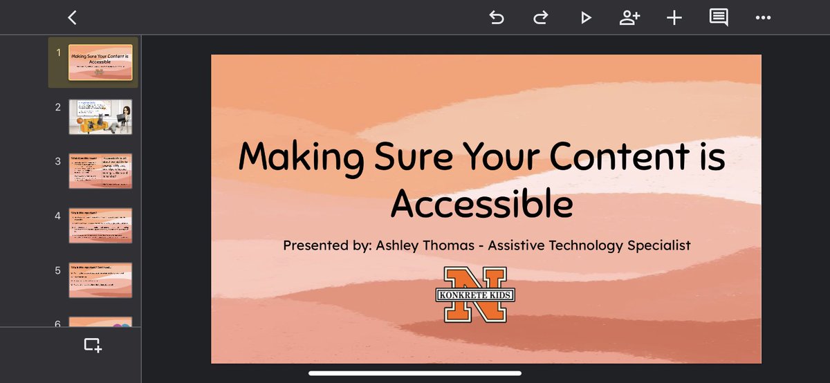 Tomorrow some of our teachers will get to learn about “Making Sure Your Content is Accessible”. #NASDEdCamp2021 #KKidsLearn #KKidPride #AccessibleElectronicMaterials #AccessibleContent