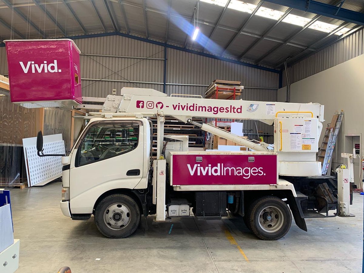 vividimagesltd's tweet photo. Standing out from the crowd is what we do best. We can help you and your business do the same - from business cards to vehicle graphics to building signage. Design, print and install. We do it all.

#vividimagesltd #weprintedthisnz #vehiclewraps #cherrypicker #rebranding https://t.co/4qqdfmo4gi