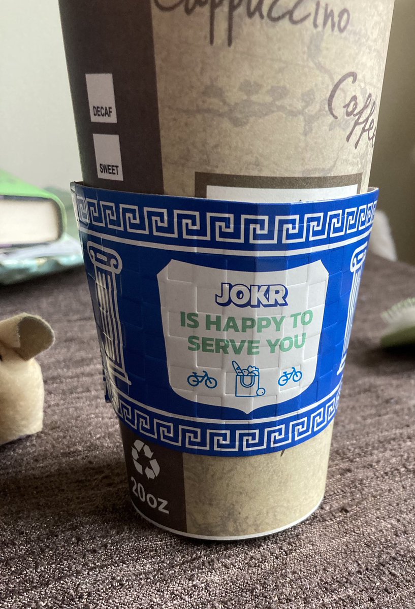 <a href="/Jokr_US/">JOKR - USA</a> Very smart advertising in NYC. IYKYK. Saw in my local bagel shop. #iconic #NYC #coffee