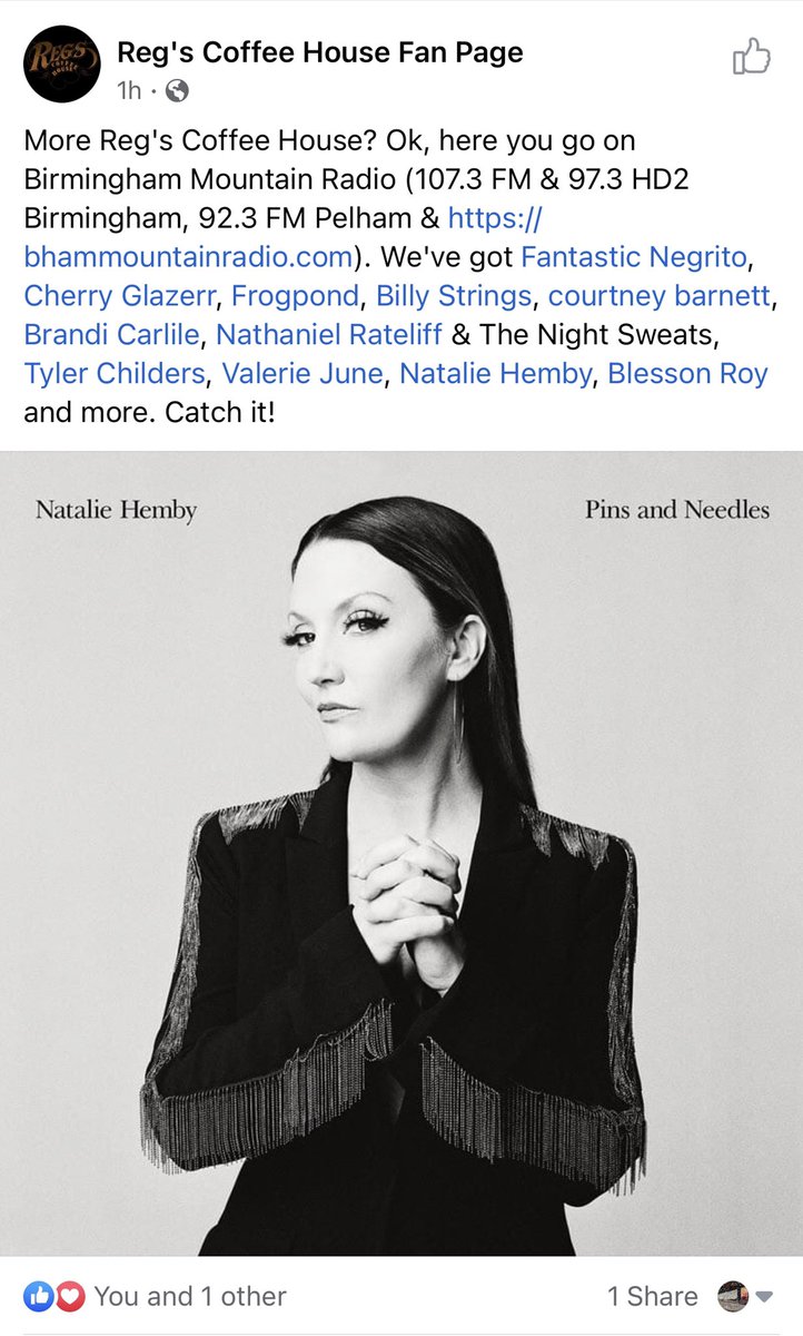 Thanks to <a href="/RegsCoffeeHouse/">Scott Register</a> for another spin this week! Always exciting to be on the radio, especially alongside rad artists like these… 🔥🔥🔥 

<a href="/BhamMtnRadio/">Birmingham Mtn Radio</a> <a href="/fanaticpro/">Fanatic Promotion</a> <a href="/slowstartrecord/">Slow Start Records</a>