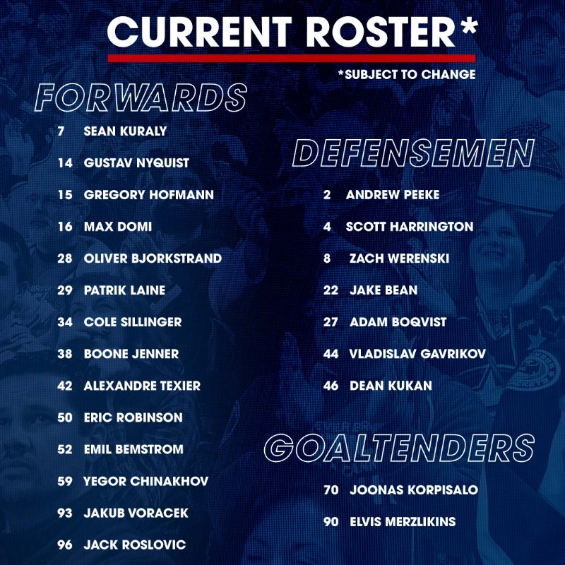 BlueJacketsNHL's tweet photo. The #CBJ 2️⃣3️⃣

🎟 ⬇️