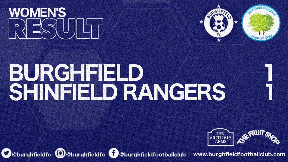 BurghfieldFC's tweet photo. RESULT | @BurghfieldFC Ladies 1-1 @ShinfieldRanger Women

It finished all square for the Ladies in our @tvcwfl match at CSA this afternoon 🔵

⚽️ @AmmyPhipps https://t.co/vCOWDnObTm