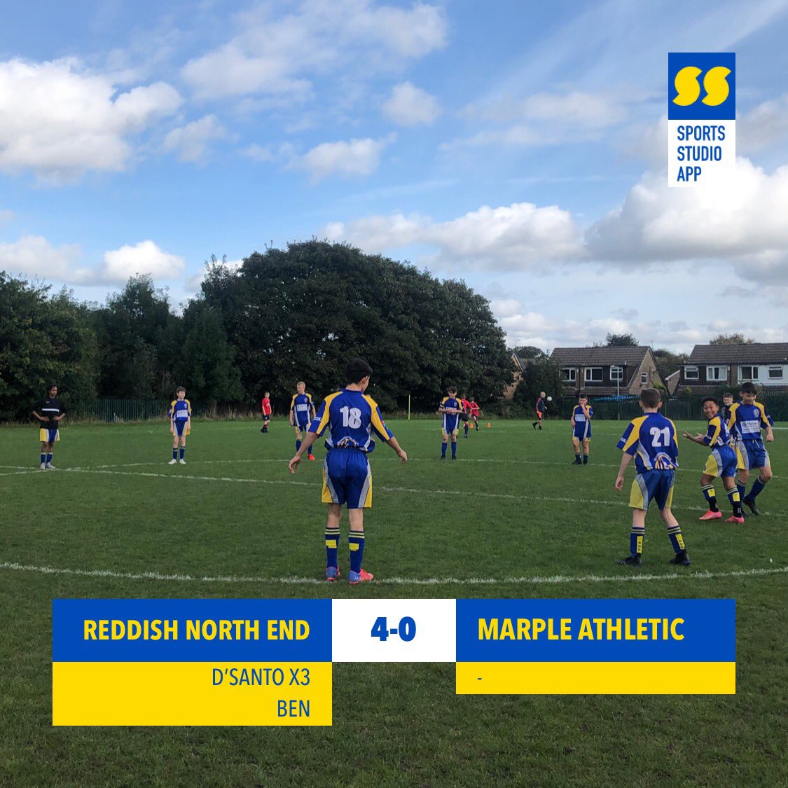 Reddish North End U13 Yellows tweet media