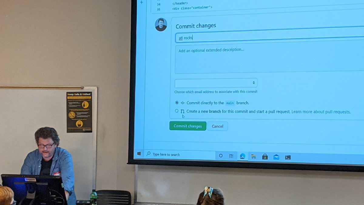 atlantabass's tweet photo. It was great to finally catch up with you in person, @mickey_gousset. Thanks for travelling to Atlanta to provide the great presentation on @Github Actions -- it had a lot of people talking about the possibilities!
(And I agree -- ATL Rocks!) #ATLCodeCamp https://t.co/AD0hqGyryh