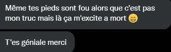 EmmaLescort's tweet photo. Un client de plus qui est satisfait ! Foncez ! ❤️ https://t.co/HGUlLuNQ6Y
