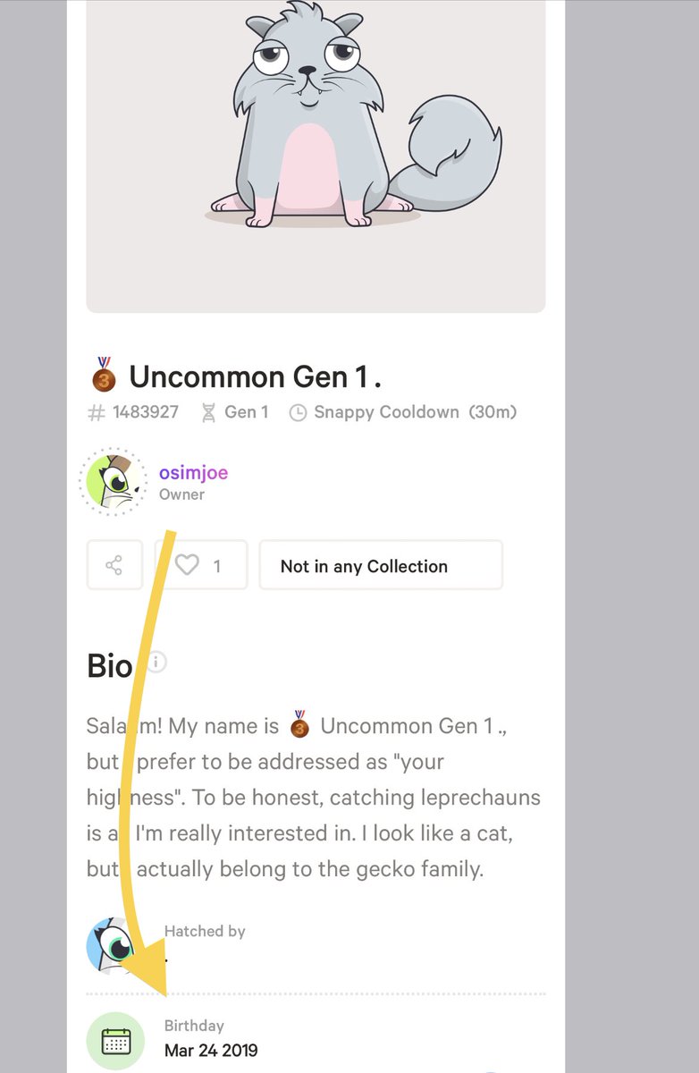 osimjoe's tweet image. Just stumbled on some of my early  #NFT collections #gen1 
#cryptokitty