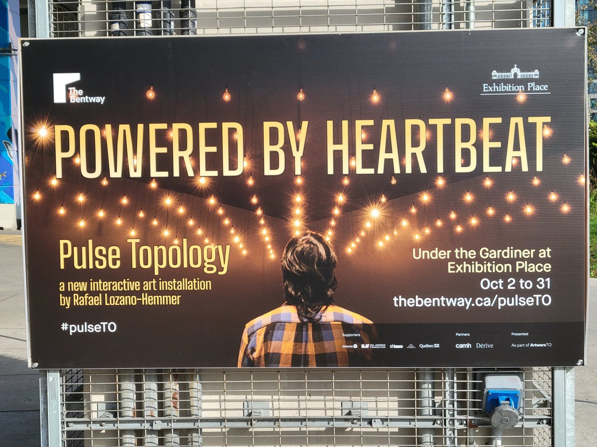 ValliAly's tweet photo. Great installation, great experience. #pulseTO https://t.co/fMEMWZXWat