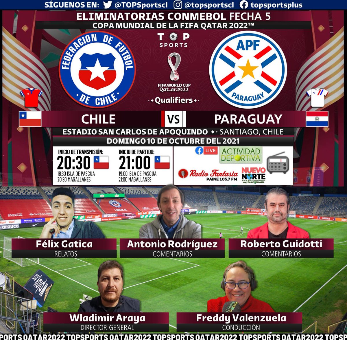 pcereceda's tweet photo. VAMOS CHILE !! 🇨🇱 ⚽️ @ActDeportivaCL https://t.co/thrF8cgIh1